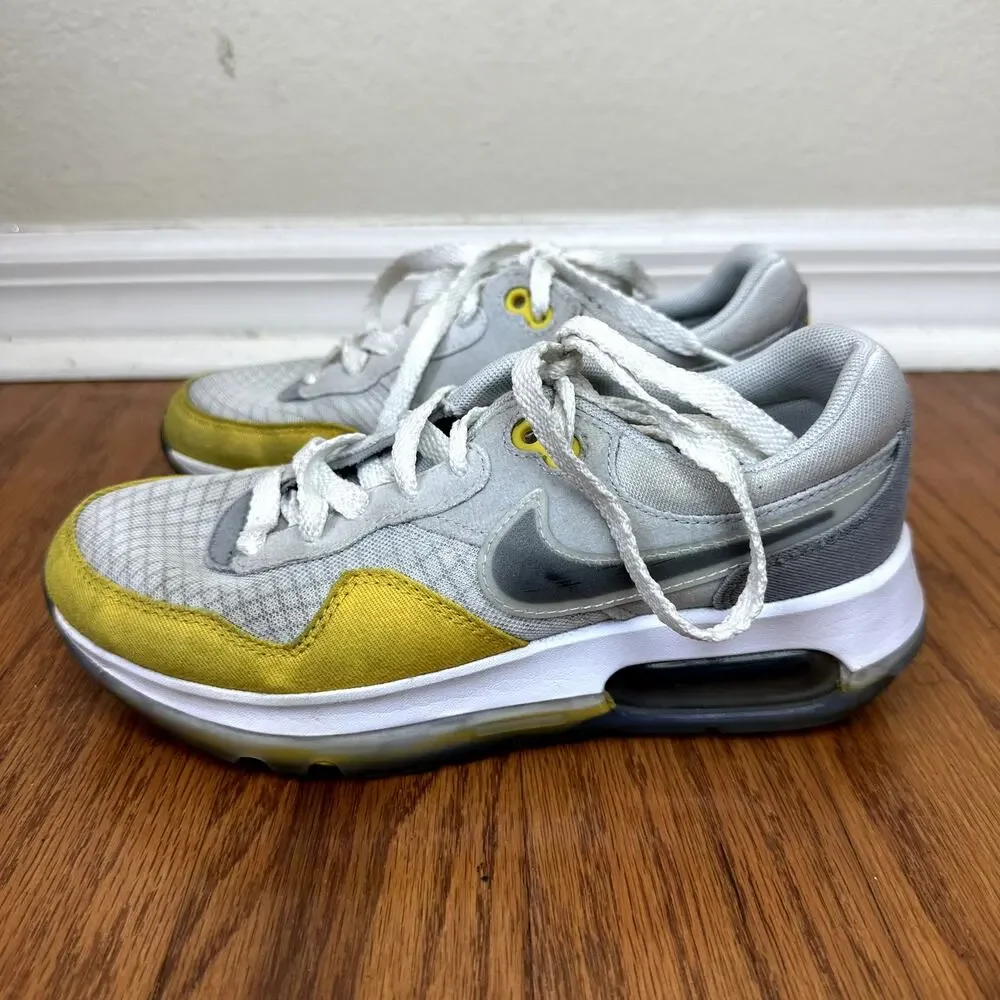 KIDS Nike Air Max Motif DH9388 Photon Dust Athletic Running Shoes 3.5Y BOY GIRL